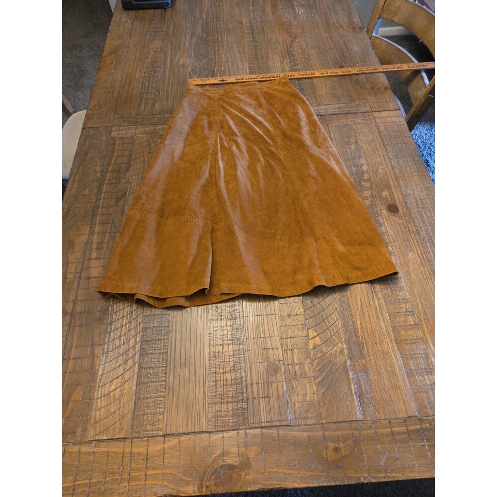 Riding Leap Mabrun Vintage Leather Maxi Skirt Please See Pictures For Measuremen - Picture 11 of 16